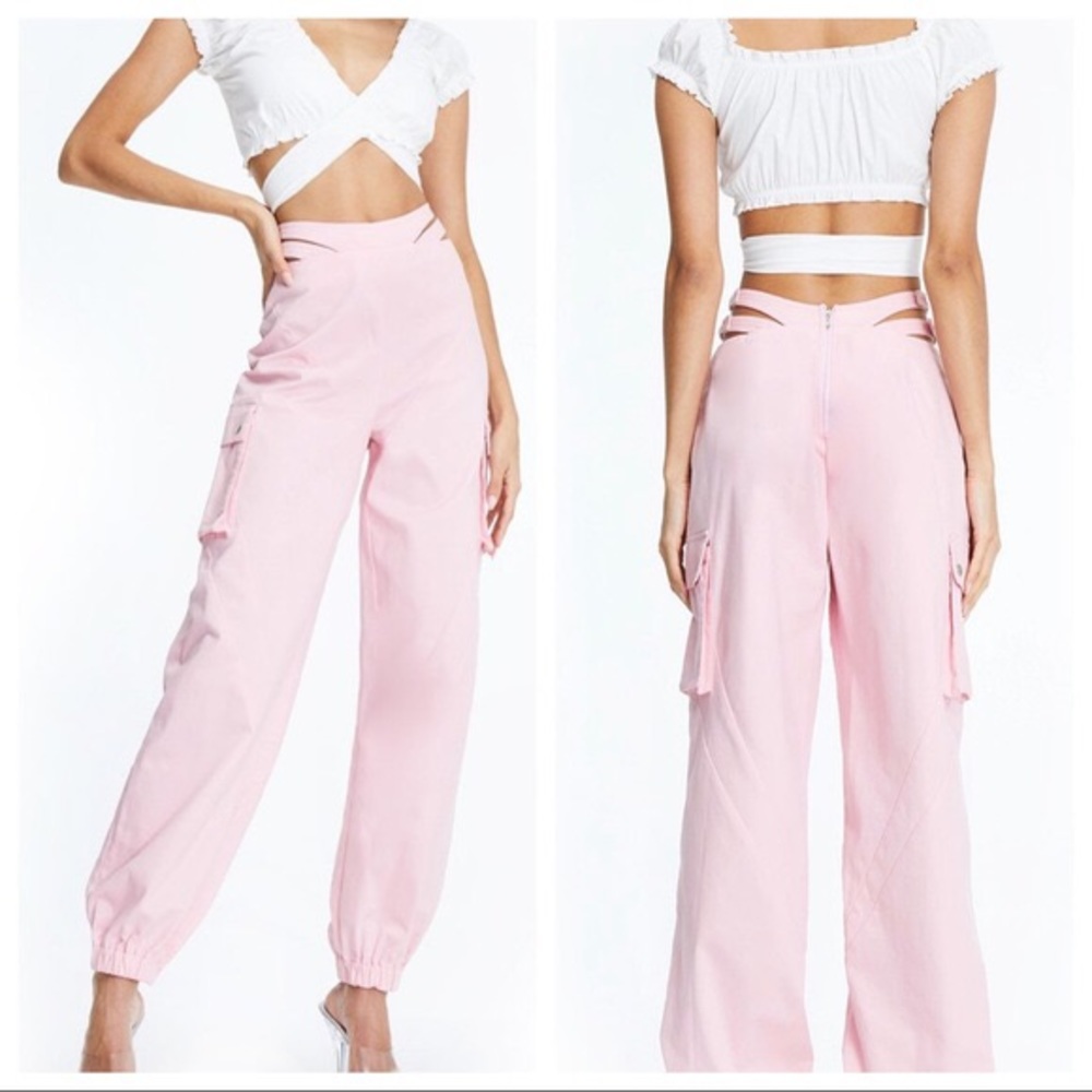 I AM GIA PINK ZANE PANTS